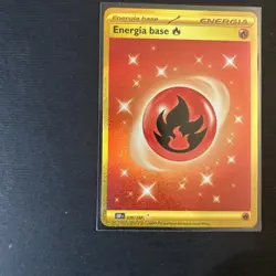 🇮🇹pokemon ENERGIA BASE FUOCO 230/197 • Rara Segreta Oro • Ossidiana Infuocata - Image 5