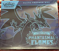 NEW 2025 Pokemon Mega Evolution Phantasmal Flames Elite Trainer Box ETB, IN HAND - Image 1
