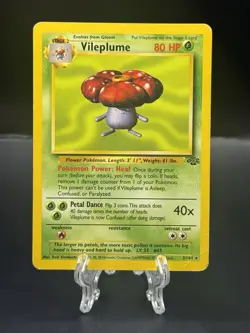 Vileplume 31/64 Non-Holo Rare Unlimited 1999 Jungle Pokemon TCG MP L41 - Image 1
