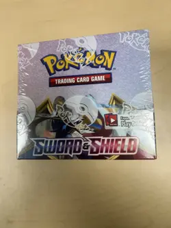 Pokemon Sword and Shield Base Set Booster Box - *SEALED W/CUT IN SHRINK WRAP* - Image 1