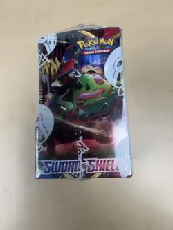 Pokemon Sword and Shield Base Set Booster Box - *SEALED W/CUT IN SHRINK WRAP* - Image 2