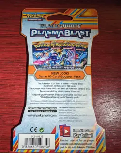 Pokemon TCG Black White Plasma Blast Booster Pack rare SLEEVED sealed brand new - Image 2