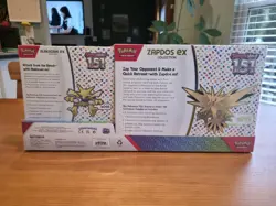 Pokemon TCG Scarlet & Violet 151 Zapdos ex & Alakazam ex Collection Box - Image 2
