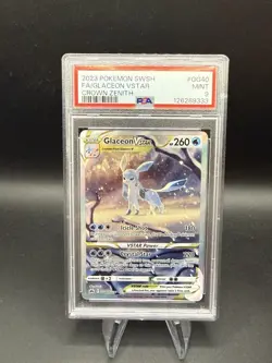 Pokemon Glaceon VSTAR Crown Zenith Galarian Gallery Full Art #GG40 PSA 9 Mint - Image 1