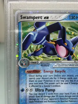 Pokemon TCG - Swampert EX 98/100 - Holo - Crystal Guardians - Graded - PSA 7 - Image 3
