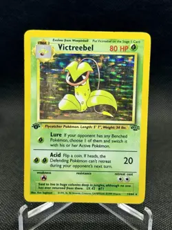 Pokemon TCG Victreebel Jungle 1st Edition Holo Rare MP/LP Vintage Free Shipping - Image 1