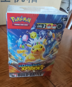 Pokemon Scarlet and Violet Surging Sparks Build and Battle Box [SV08] NEW SEALED - Image 1