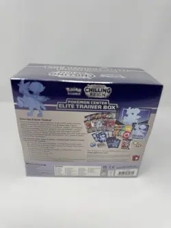 POKEMON CENTER EXCLUSIVE Chilling Reign Ice Rider ERROR ETB Elite Trainer Box - Image 2
