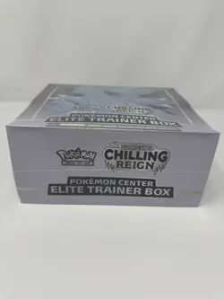 POKEMON CENTER EXCLUSIVE Chilling Reign Ice Rider ERROR ETB Elite Trainer Box - Image 5