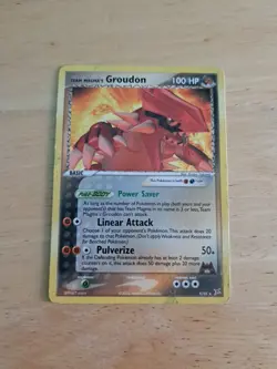 Pokemon TCG Team Magma's Groudon 9/95 Non-Holo Rare - MP/HP - Image 1