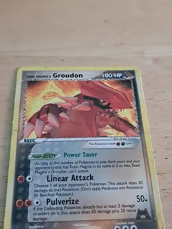 Pokemon TCG Team Magma's Groudon 9/95 Non-Holo Rare - MP/HP - Image 3