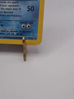 Pokemon TCG Articuno 17/62 Fossil Set Non-Holo Unlimited WOTC VTG 1999 LP - Image 4