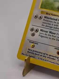 1999 Pokemon TCG Pidgeotto 22/102 SHADOWLESS Base Set WOTC Non-Holo Rare MP - Image 4