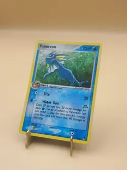 Pokemon Vaporeon POP series 3 6/17 MP - Holo Rare - Image 1