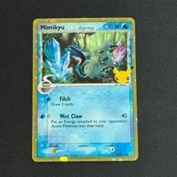 Mimikyu SWSH 136 Black Star Promo Celebrations 25th Anniversary Pokemon TCG - Image 1