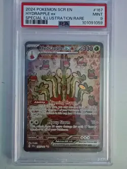 2024 Pokemon SV Stellar Crown Hydrapple ex #167/142 - PSA 9 Mint - Image 1