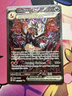 Pokemon TCG Charizard ex 234/091 SV: Paldean Fates Holo - Image 1