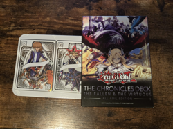 Yugioh Sealed 2025 Mega Tin And The Chronicles: The Fallen & The Virtuous Deck - Image 1