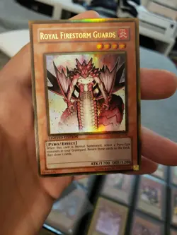 yugioh Royal Firestorm Guards GLD2-EN030 Ultra Rare Limited Edition LP - Image 1