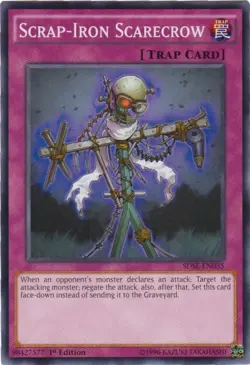 Yugioh! MP Scrap-Iron Scarecrow - SDSE-EN035 - Common - 1st Edition Moderately P - Image 1