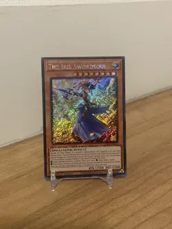 Yugioh - The Iris Swordsoul Platinum Secret Rare - RA01-EN023 - Image 1