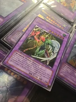 Yugioh Elemental Hero Flame Wingman TLM-EN035 Ultimate Rare 1st Edition - Image 2