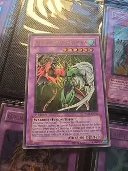 Yugioh Elemental Hero Flame Wingman TLM-EN035 Ultimate Rare 1st Edition - Image 5