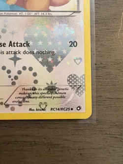 Eevee RC14/RC25 Legendary Treasures: Radiant Collection Holo Pokemon Card TCG LP - Image 5