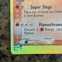 Pokemon TCG Flareon EX Sandstorm Reverse Holo Card 5/100 - Image 4