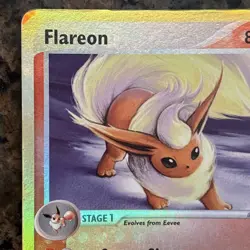 Pokemon TCG Flareon EX Sandstorm Reverse Holo Card 5/100 - Image 5
