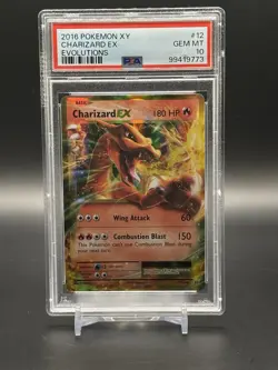 Charizard EX XY Evolutions Holo Rare Pokemon Card PSA 10 Gem Mint 12/108 - Image 1