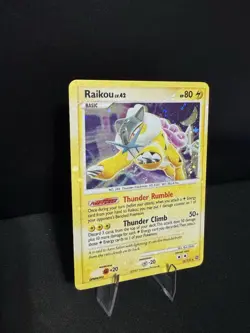 RAIKOU 16/132 LV.42 Secret Wonders Holo Bleed Holo Rare Pokemon Card EX/PL - Image 2