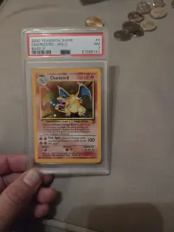Charizard Holo Rare Base Set 2 2000 Pokemon Card 4 /130 - PSA 7 - Image 1