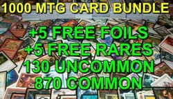 1000 MTG cards bulk job lot - Magic the Gathering cards - Image 1
