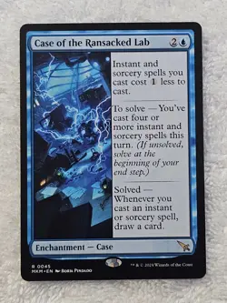 MTG Case of the Ransacked Lab #45 Murders at Karlov Manor Magic Card Rare NM - Image 1