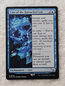 MTG Case of the Ransacked Lab #45 Murders at Karlov Manor Magic Card Rare NM - Image 2