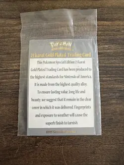 1999 Pokemon 23K Gold-Plated Mewtwo Card - Limited Edition w/ Poke Ball & COA - Image 5