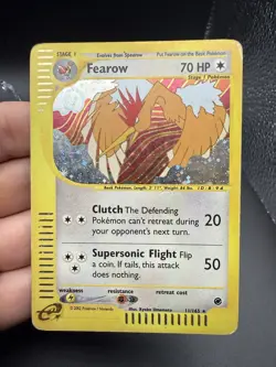 Fearow 11/165 Pokemon Card TCG Holo Expedition Base Set 2002 - Damaged - Image 3