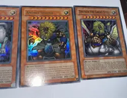 Yu-Gi-Oh Sphinx Theinen-Teleia-Andro Sphinx Ultra Rare NM Movie Promo Cards - Image 3