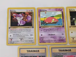 Pokemon Team Rocket 1st Edition Card Lot - LP 5 Cards, Common WOTC - Image 2