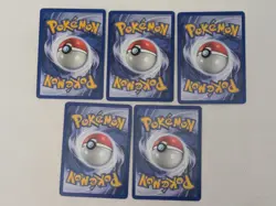 Pokemon Team Rocket 1st Edition Card Lot - LP 5 Cards, Common WOTC - Image 5
