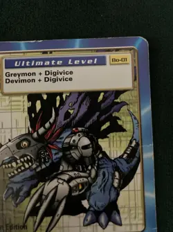 MetalGreymon Digimon Bandai TCG Card Bo-01 1999 MP - Image 5