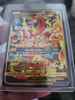 Charizard Family GX Black Foil Fan Art Vinyl Collector Pokemon Card Tag Team - Image 2