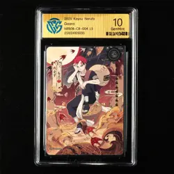 CCG GemMint 10 KAYOU Official 2025 Naruto CCG Card NRB08-CR-004 Gaara - Image 1