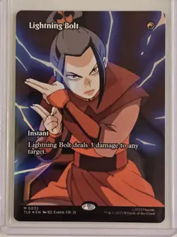 Lightning Bolt (Borderless Foil) Mythic MTG Avatar Eternal - Image 1