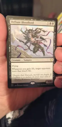 MTG Magic The Gathering Commander 2021 Defiant Bloodlord Rare LP - Image 1