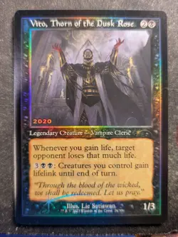 Vito, Thorn of the Dusk Rose - Foil Retro - 30th Promo (MTG) - Image 1