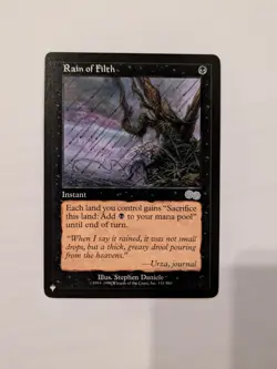 Rain of Filth REGULAR MTG The List PLST USG-151 Mystery Booster 2 - Image 1