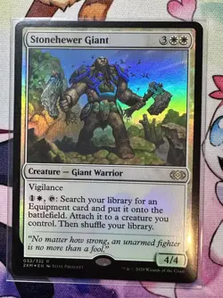MTG- Stonehewer Giant- FOIL- Double Masters ENGLISH 032/332 NM x1 - Image 1
