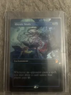 Rhystic Study (Anime Borderless) Wilds of Eldraine: Enchanting Tales Foil - Image 1